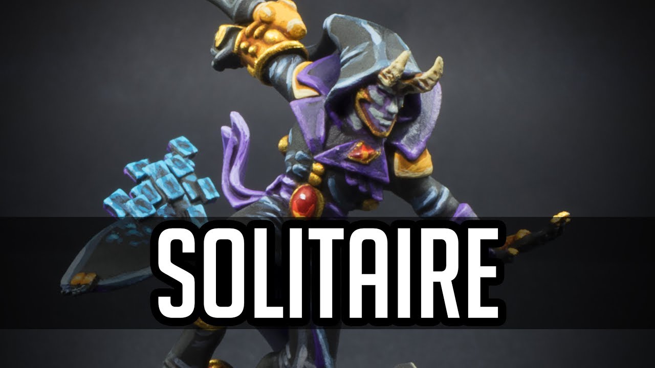 How to paint Harlequin Solitaire