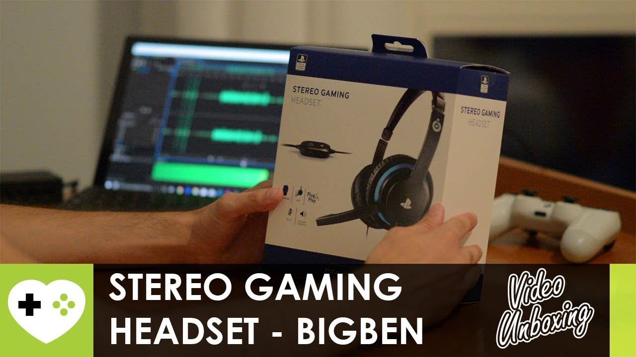 Bigben Stereo Gaming Headset - Unboxing Overview | PS4