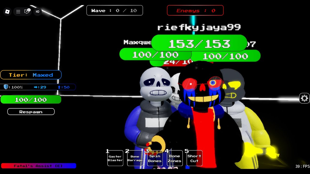Bunch of Negatale Sanses bullying Error ( Dying Sans carries at 3 AM btw )