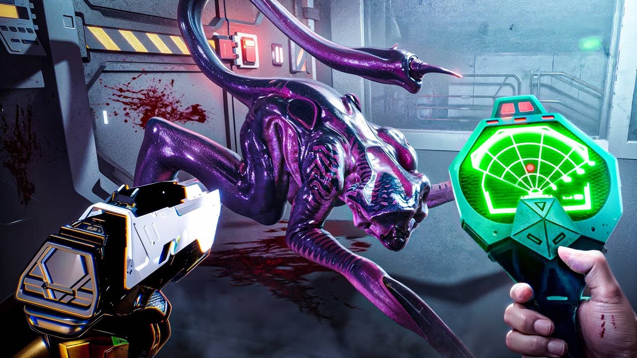 2 PROFIS JAGEN ALIENS auf einem BLUTIGEN HORROR RAUMSCHIFF