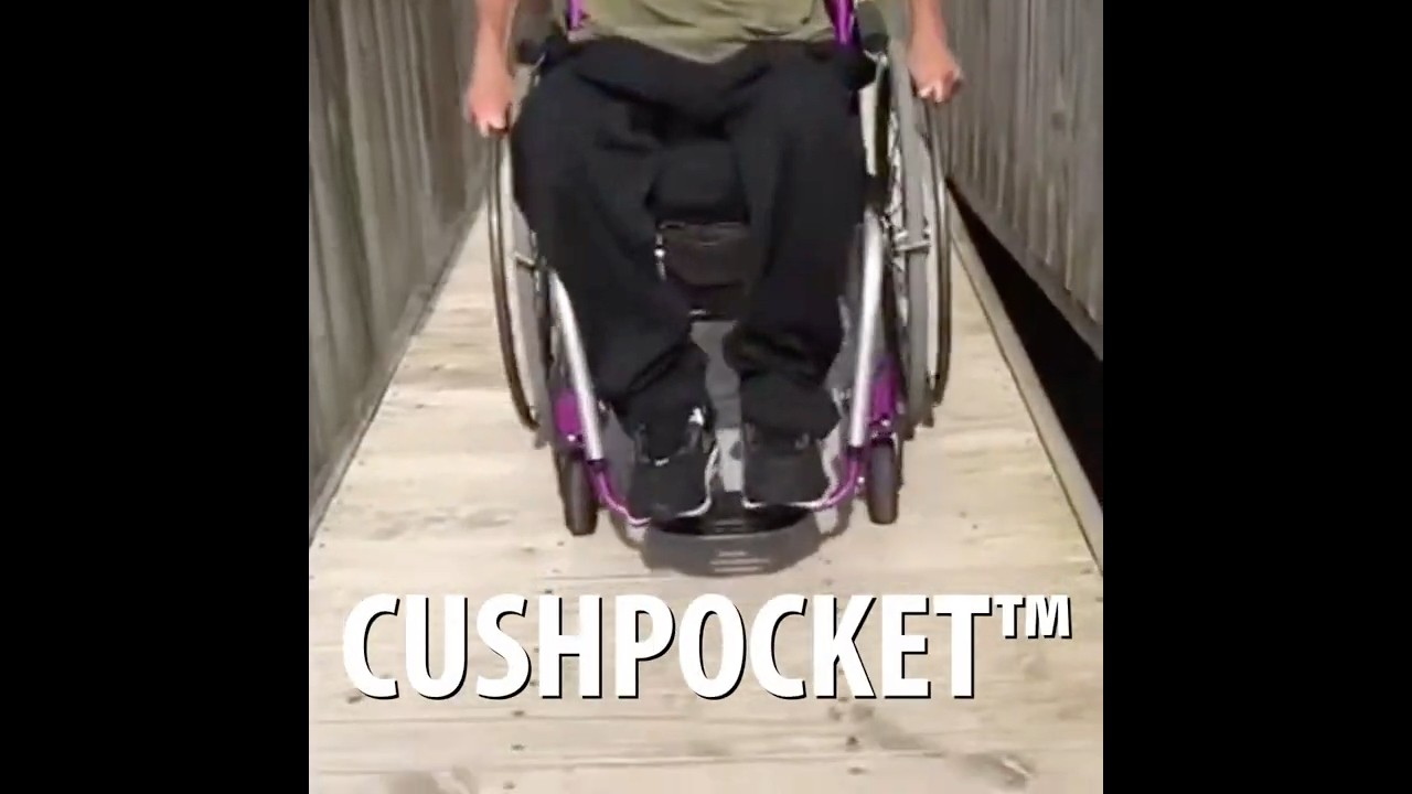 Cushpocket&trade; wheelchair seat cushion pocket pouch