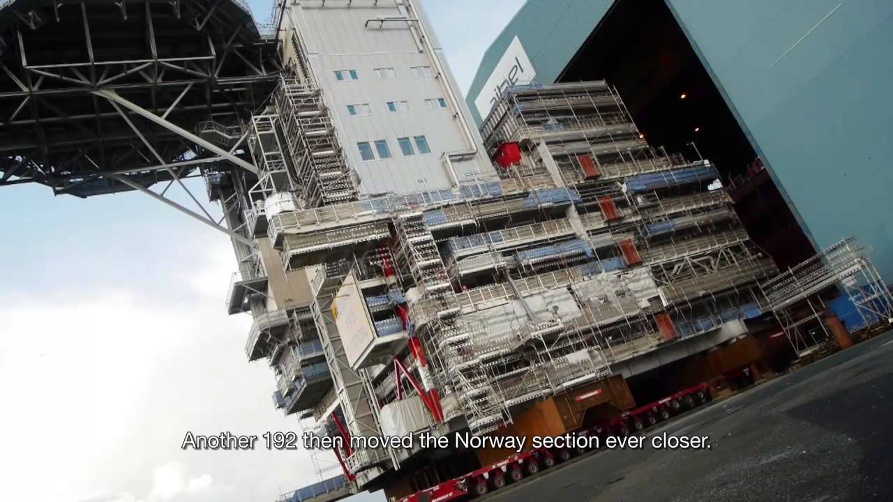 Offshore module transport and load-out, Thailand-Norway