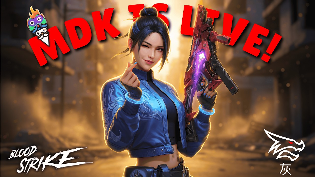 Game open করলাম, skill logout 🤣 Bloodstrike Live | MDK is Playing