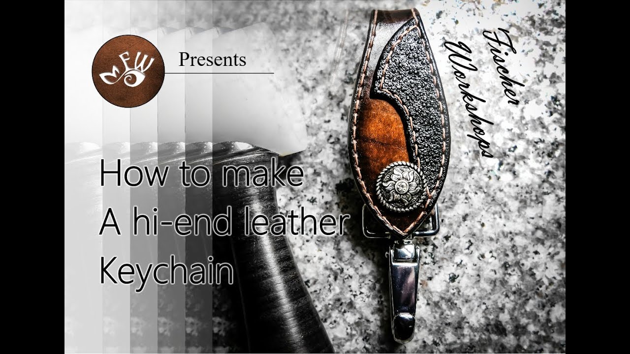 How to Make a Designer Leather Keychain