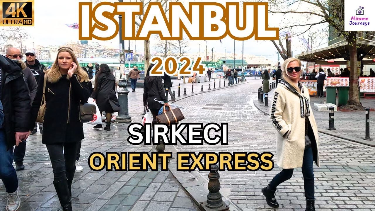 Exploring Istanbul's Sirkeci | Gateway to the Orient Express | Walking Tour in UHD 4K 60FPS