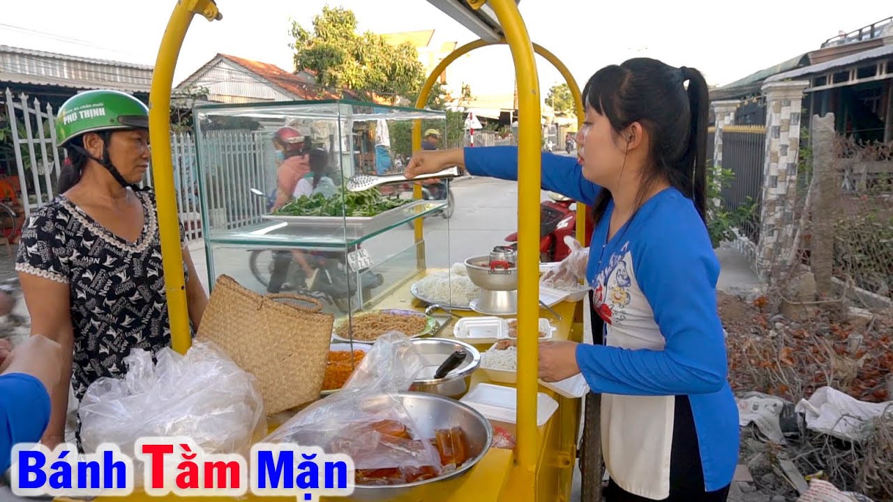 Sáng Sớm Bán Món BÁNH TẰM MẶN Ngon Bổ Rẻ Bà Con Rất Thích #49