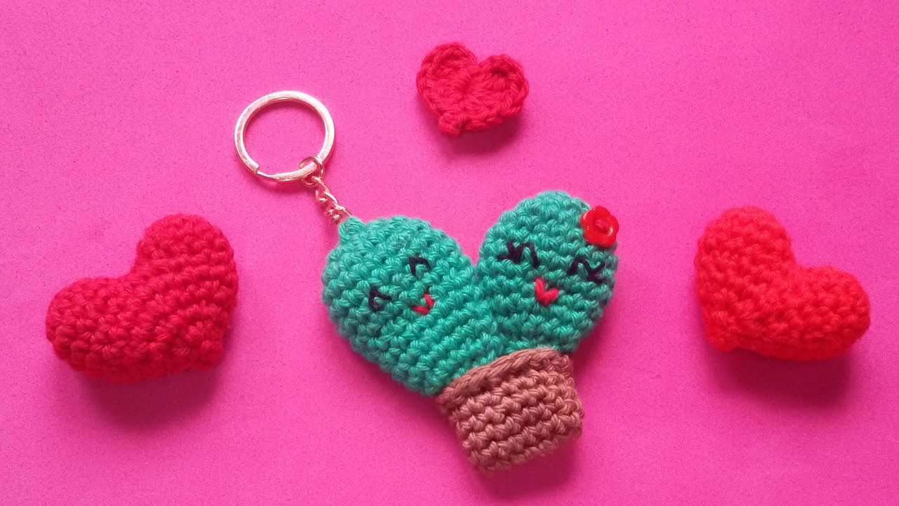 Llavero San Valentín // Teje con GanchiBol un amigurumi // Especial amor y amista
