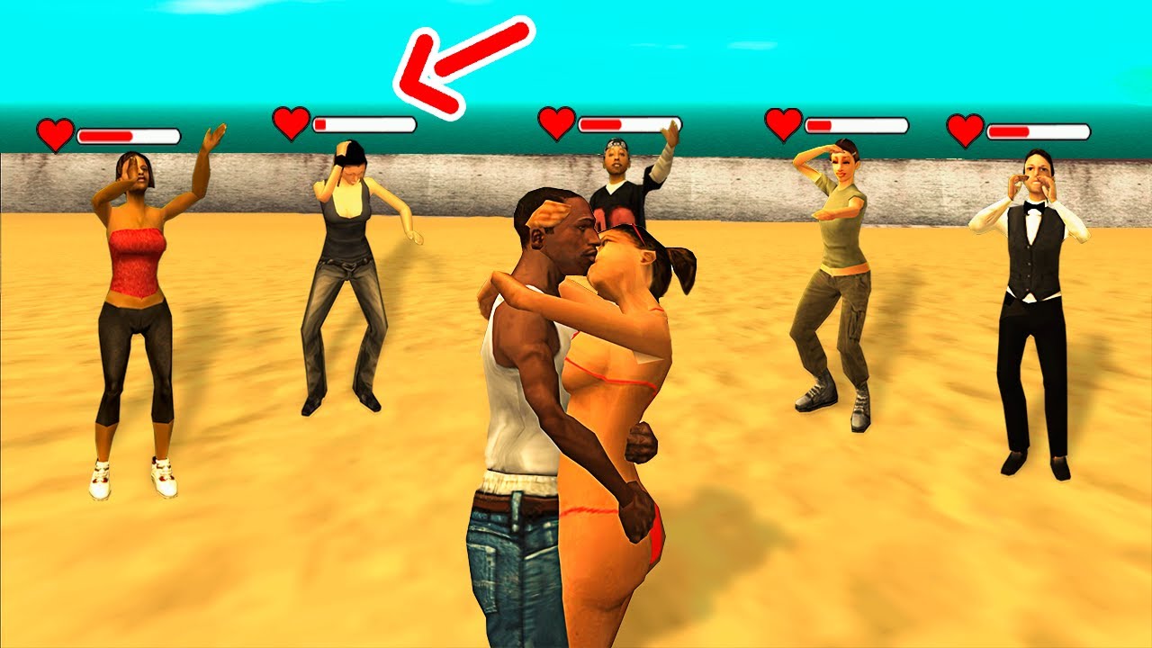 O que acontece se TODAS namoradas se encontram no GTA SA?