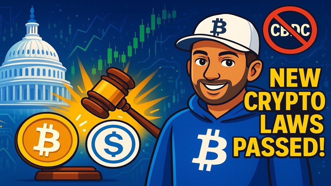 Congress Passes Crypto Laws: GENIUS Act, CLARITY Act, & Anti-CBDC Bills Explained
