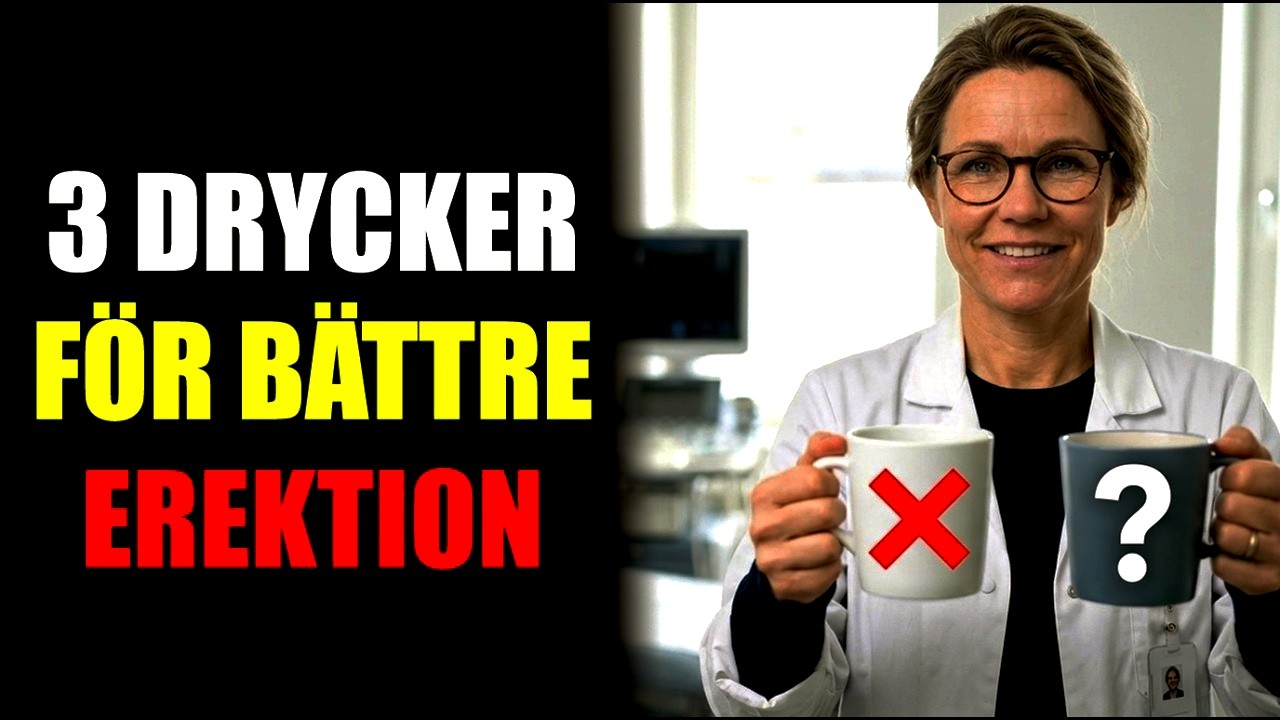 Ersätt KAFFE med dessa 3 DRYCKER, så får du EREKTION som när du var 20 år | Sanningen från urologen