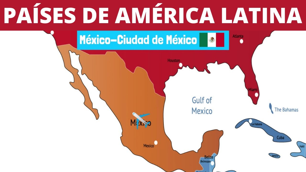 PA&Iacute;SES DE AM&Eacute;RICA LATINA y sus capitales👉Aprende los pa&iacute;ses de Latinoam&eacute;rica🌎