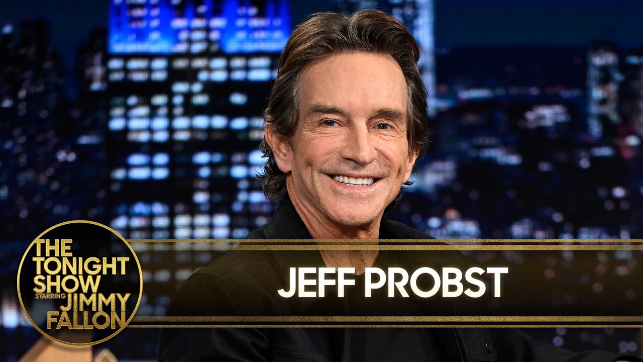 Jeff Probst Reveals He Competes in Survivor 50, Performs His Survivor Song (Extended) | Tonight Show