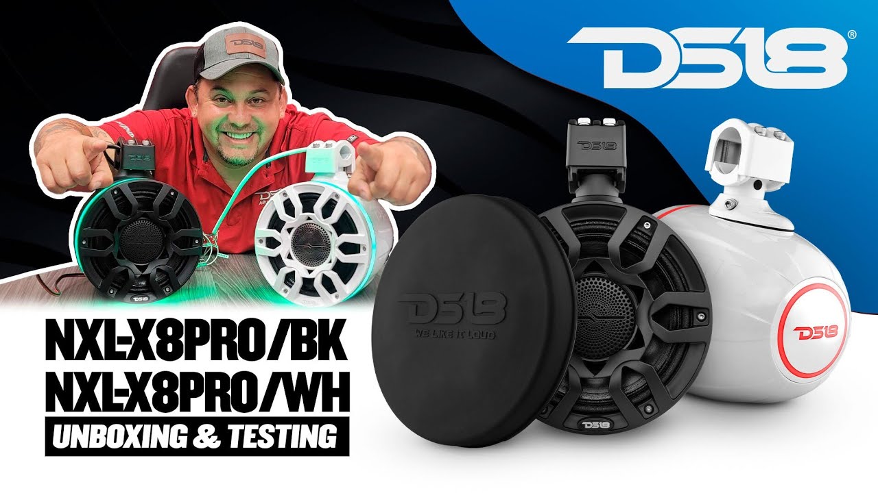 Компактные колонки для вейкборда DS18 HYDRO NXL-X8PRO 8