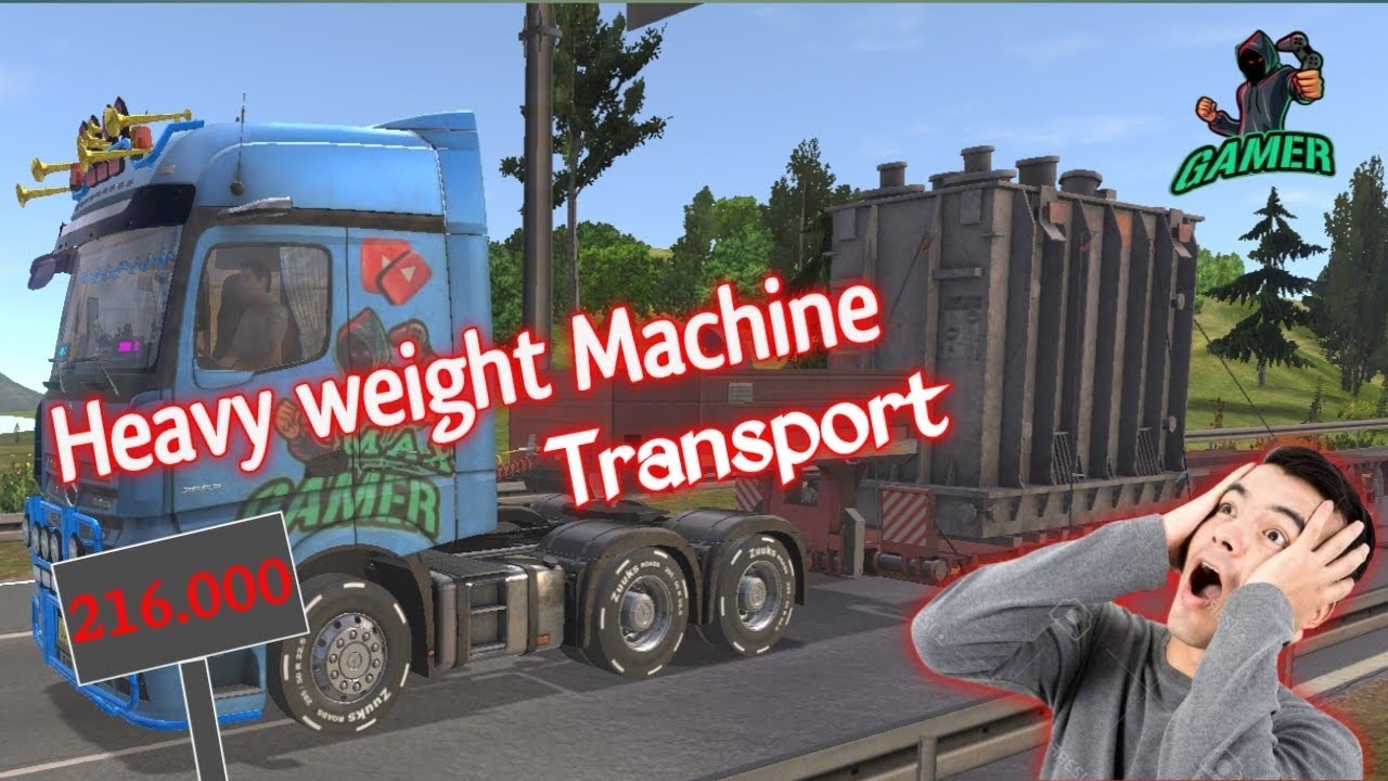 Truck Simulator ultimate Heavy weight Machine transport// mobile game play by @MaxGamer-934 #gaming