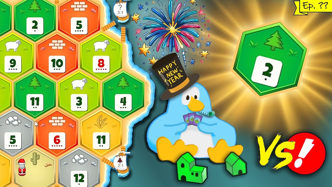 Catan 1v1 Ranked - New Year's Special~!!