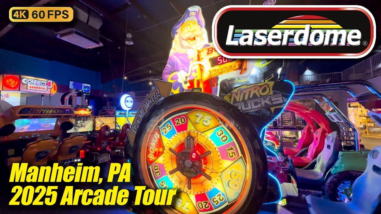 Laserdome arcade tour (Manheim PA), new January 2025 full 4K walkthrough