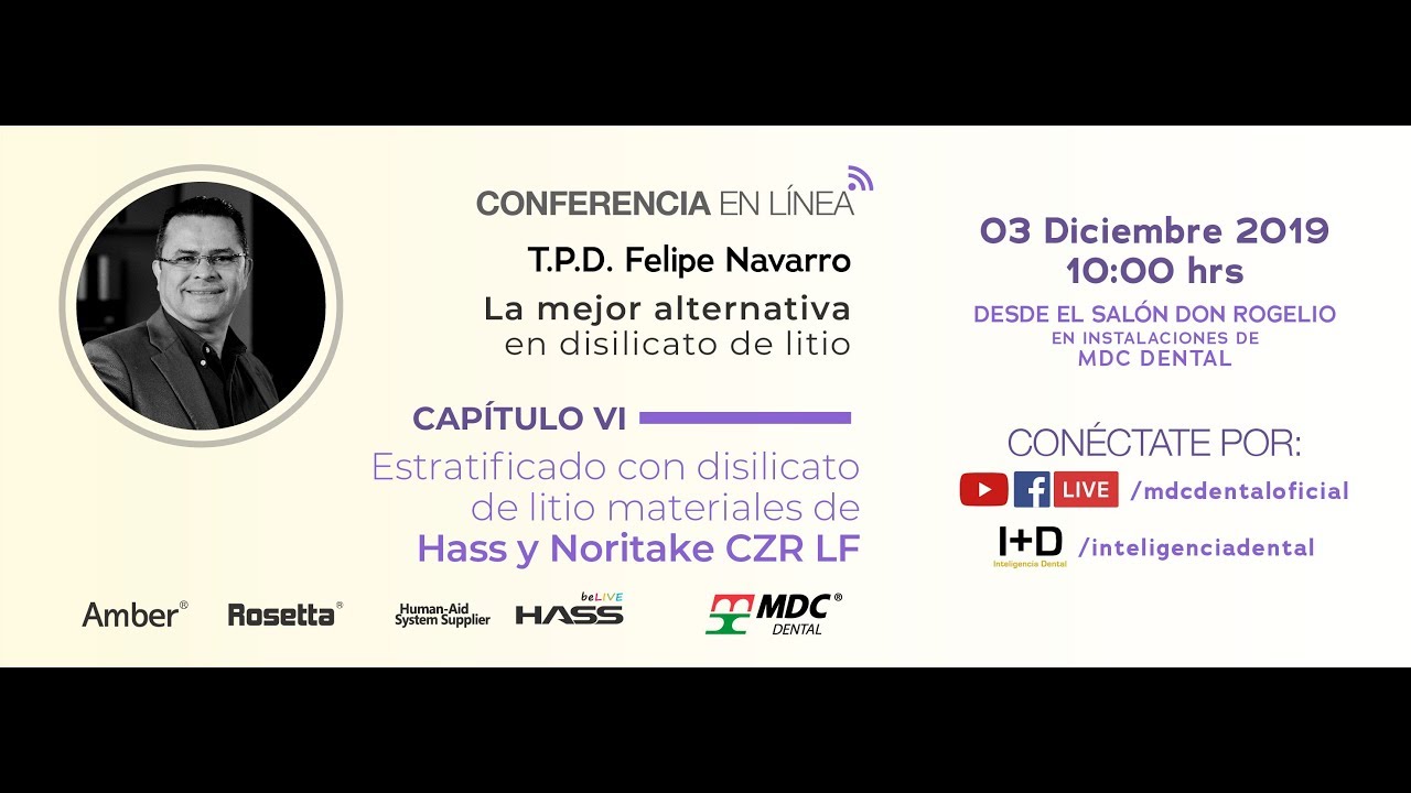 Conferencia en Línea: Capitulo VI Estratificado con disilicato de litio