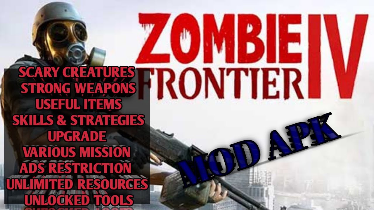 Zombie Frontier 4 MOD APK v1.8.11 [Free Shopping/God Mode/One Hit]|| Direct Download Link