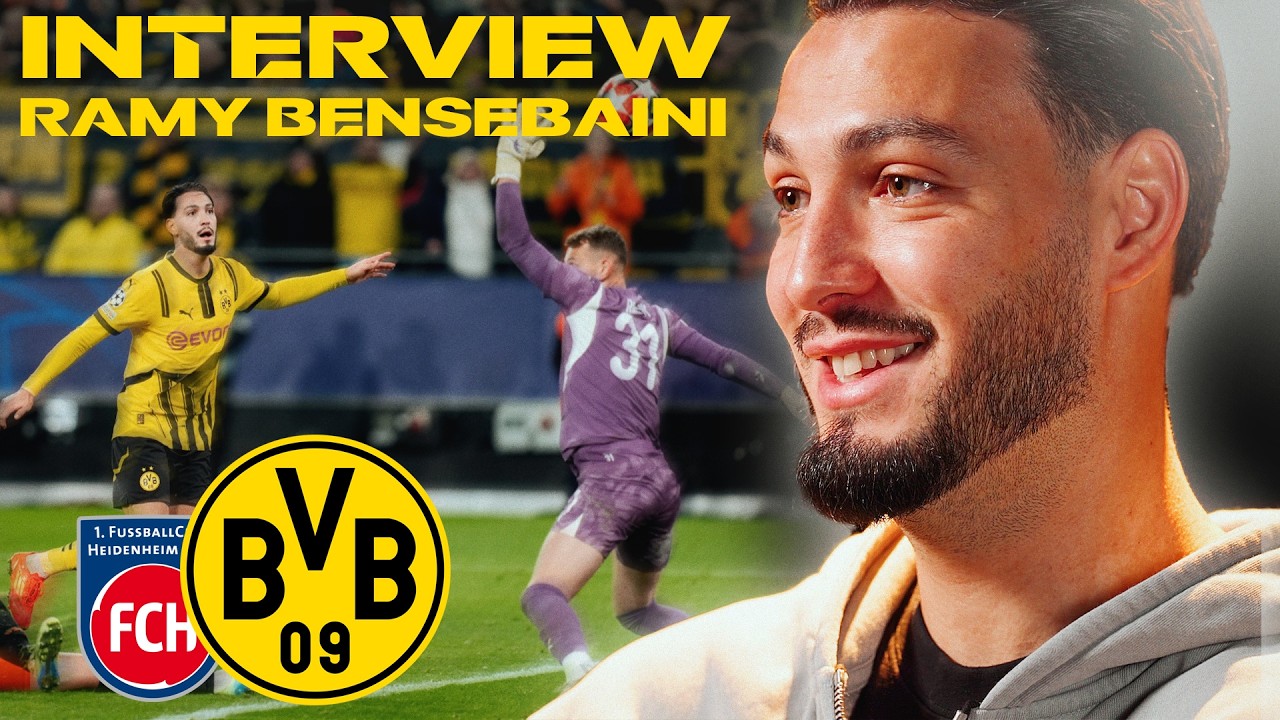 &ldquo;We played without shoes & without a keeper!&rdquo; | Interview with Ramy Bensebaini | Heidenheim - BVB