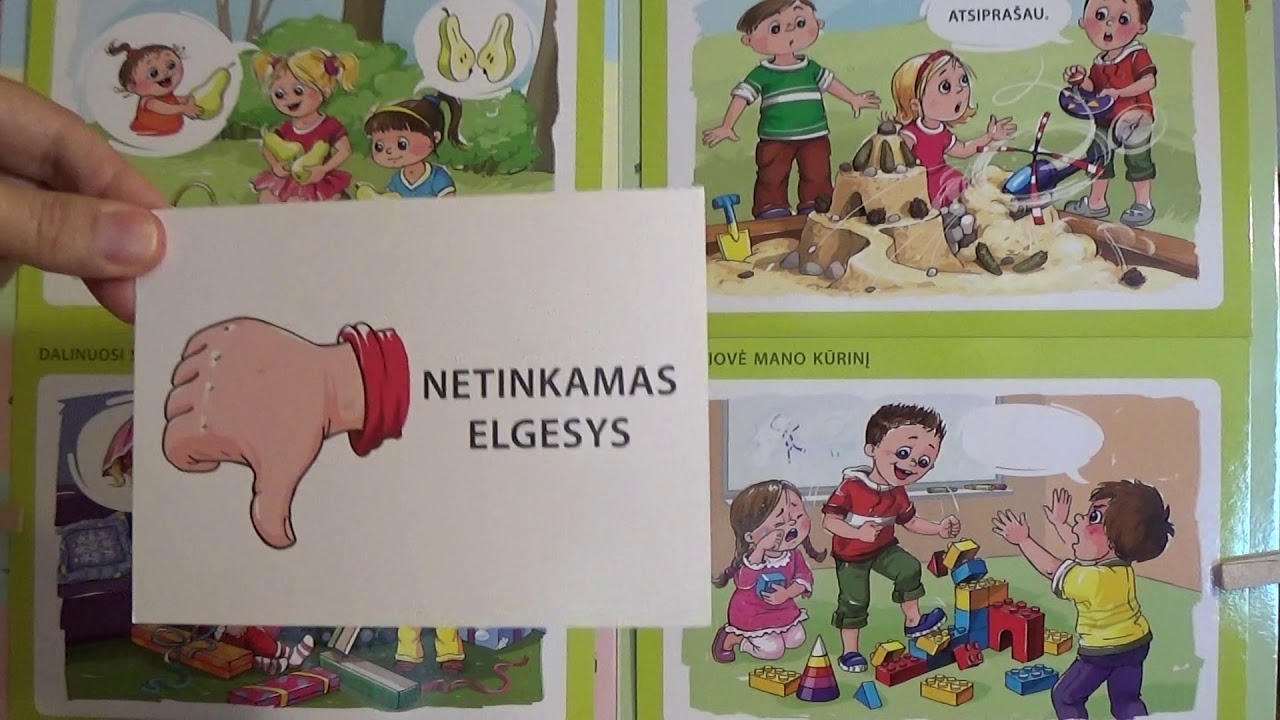 Žaidžiame 3.  Tinkamas, netinkamas elgesys