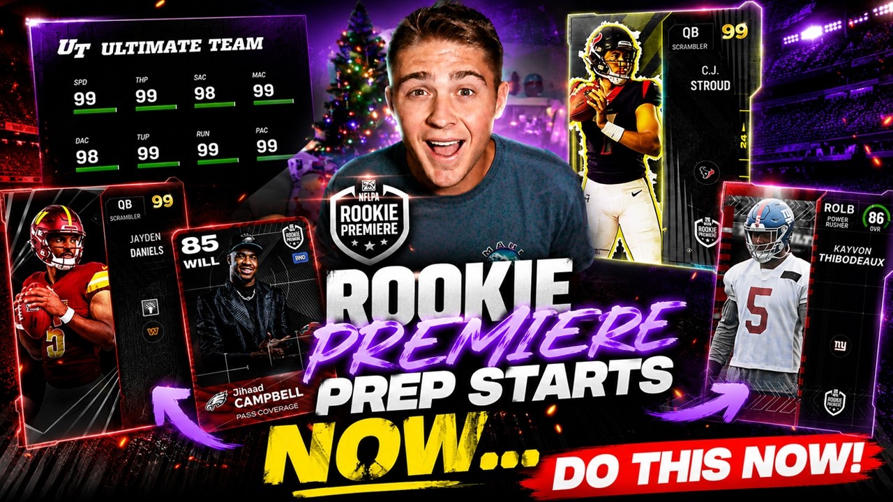 Rookie Premiere Prep Starts NOW....DO THIS NOW!