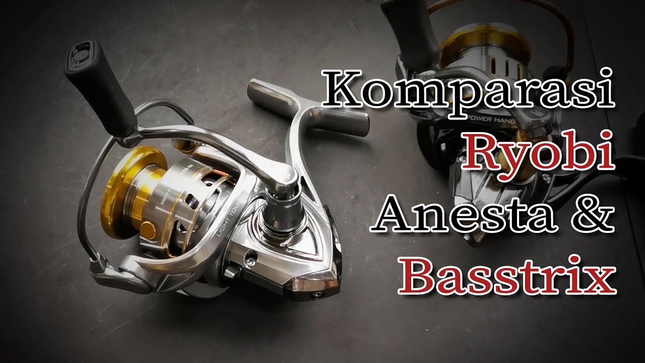 PERBANDINGAN REEL TERBARU RYOBI ! ANESTA vs BASSTRIX SPINNING REEL ! TERNYATA MIRIP TAPI TAK SAMA !