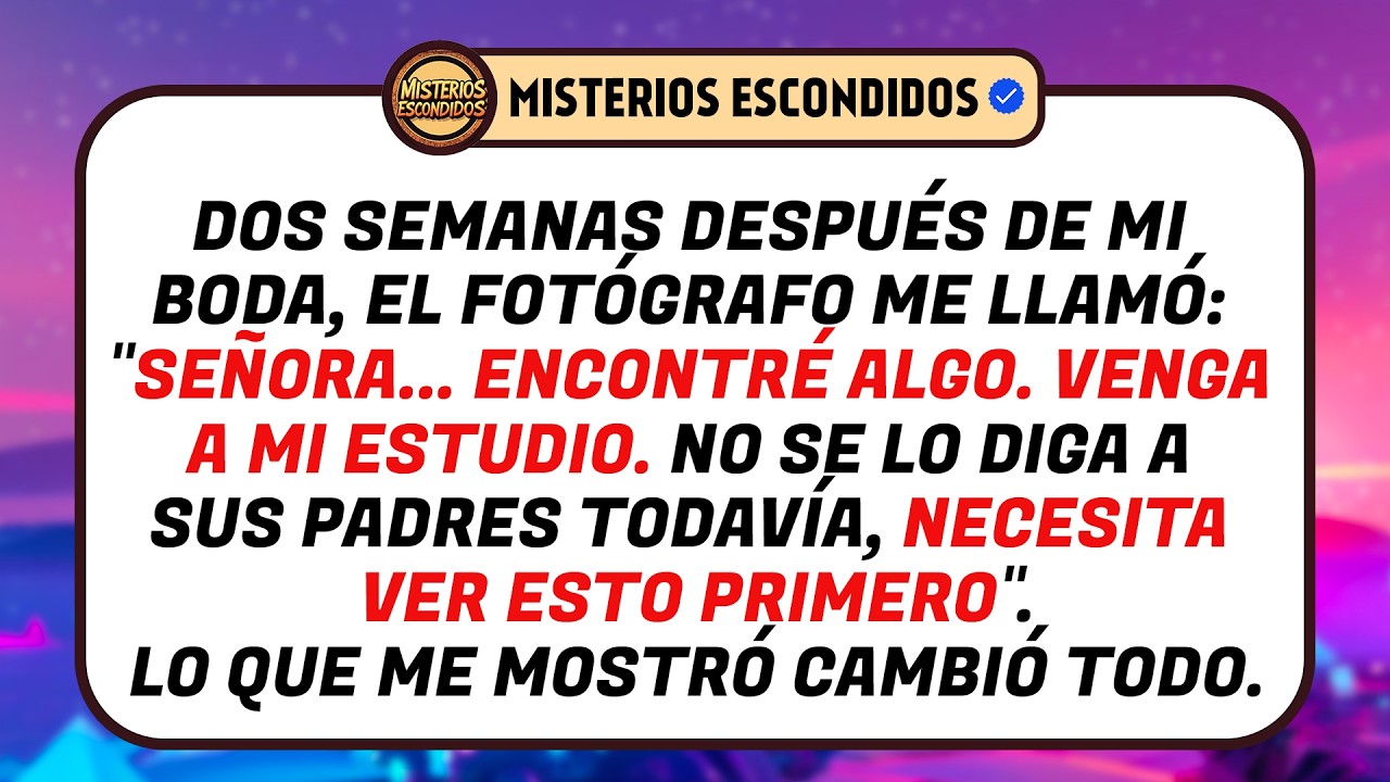 Pensé Que Mi Boda Era Perfecta — Hasta Que El Fotógrafo Dijo: 