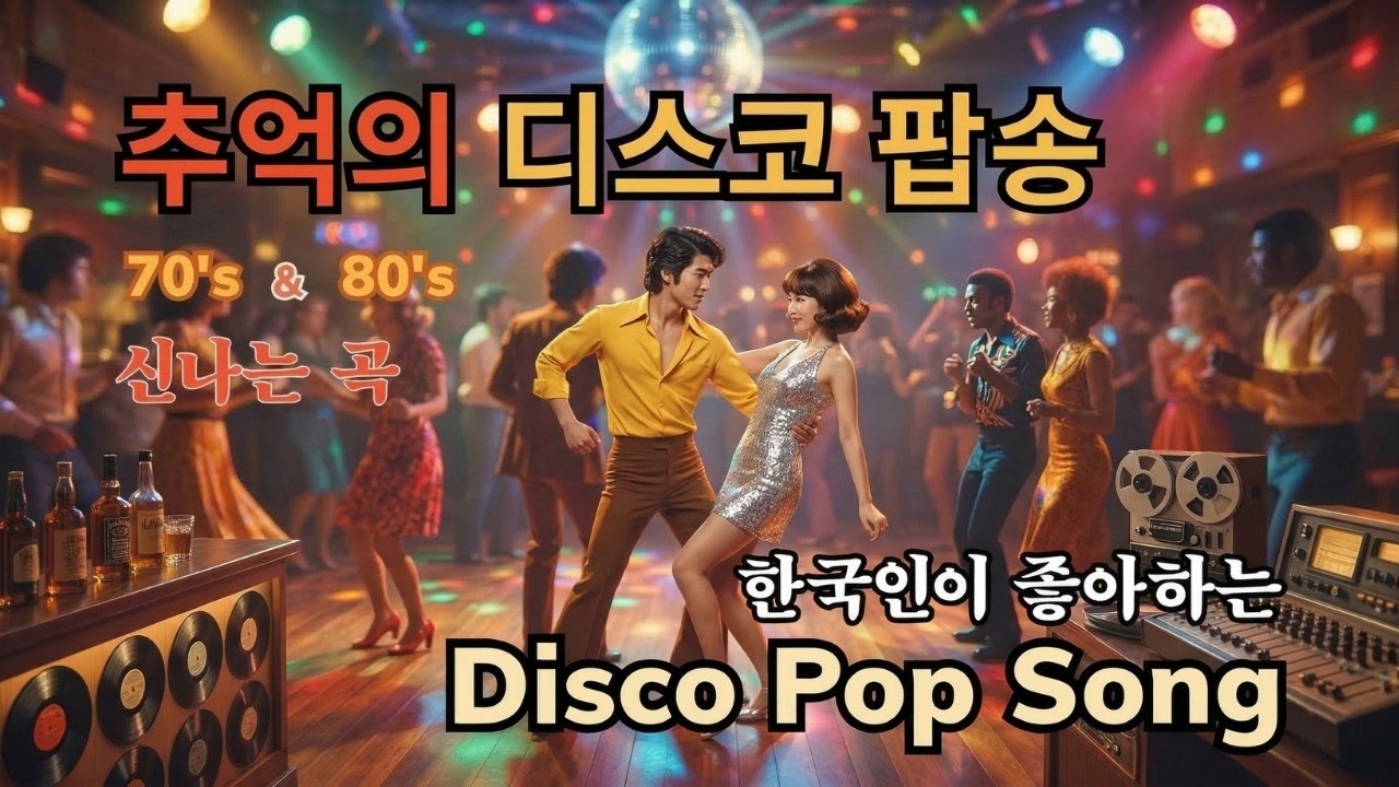 【특집】 7080 디스코 메들리, 80년대 가장 핫했던 디스코 팝송, 롤러장과 나이트를 주름잡던 추억의 명곡들, 한글 자막/번역 포함, 7080 Golden Oldies Songs