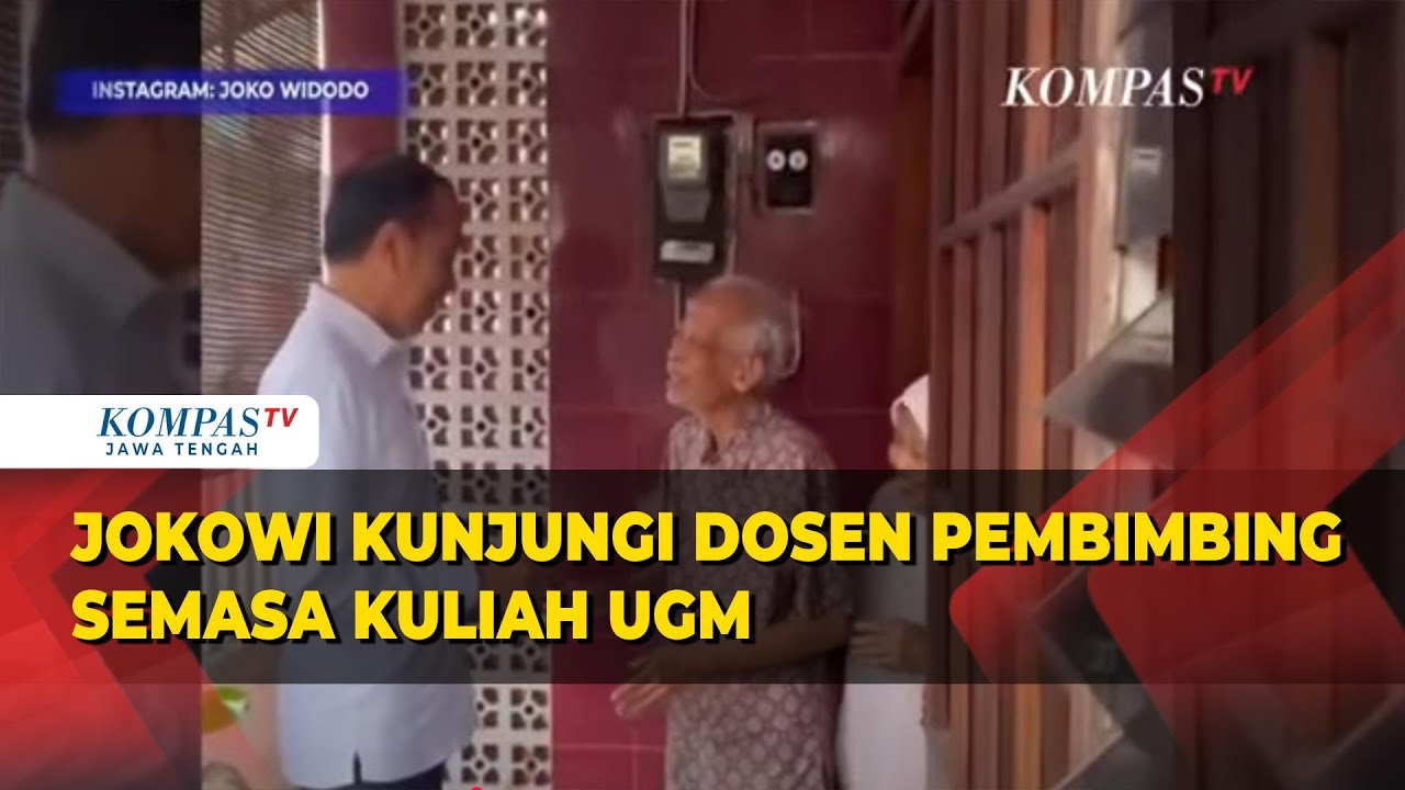 Jokowi Kunjungi Dosen Pembimbing Semasa Kuliah UGM di Tengah Polemik Ijazah Palsu