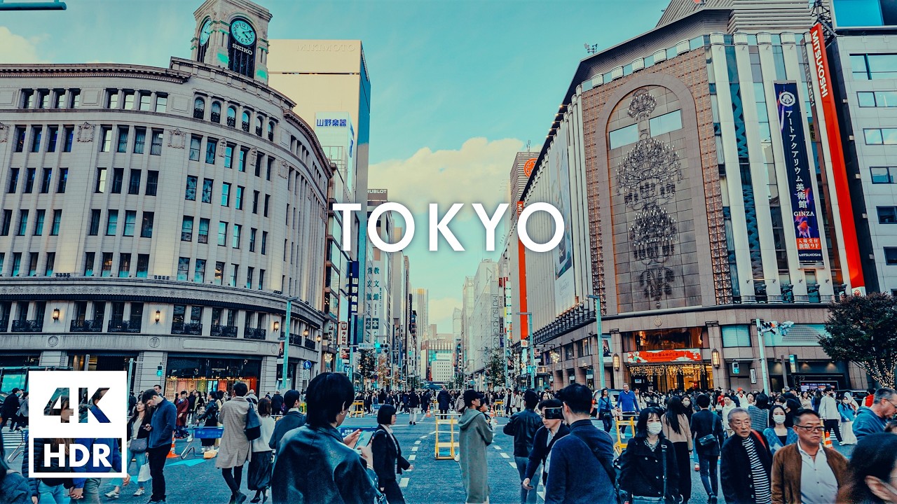 Tokyo Evening Walk | Ginza - Akihabara | for Sleep & Study 4K [2025-11-16]