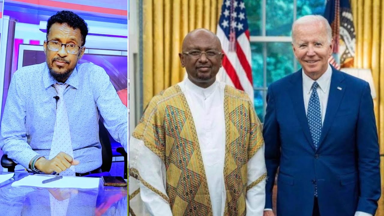 Yaasiin Ducaale miyuu la kulmay Joe Biden Madaxweynaha Maraykanka