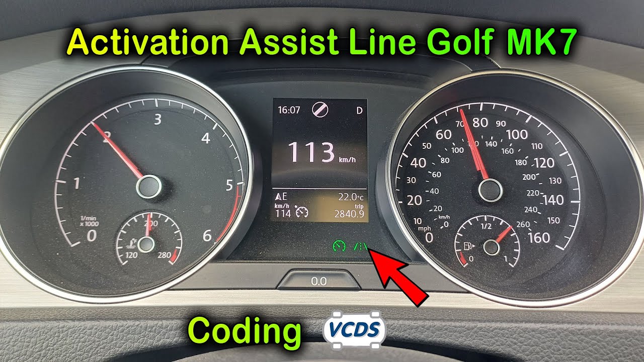 Golf 7 Activation Assist Lane avec VCDS tuto complet