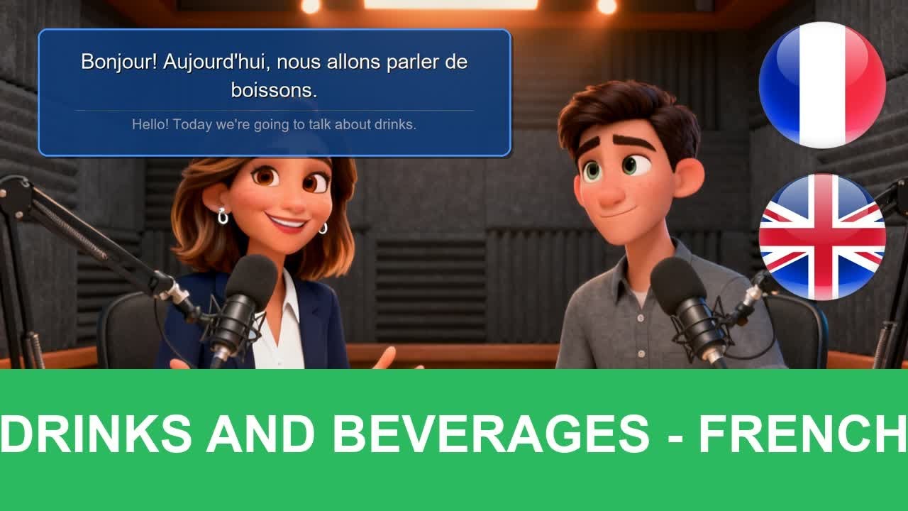 Learn French: Drinks & Beverages | Real Conversation Practice A1-A2