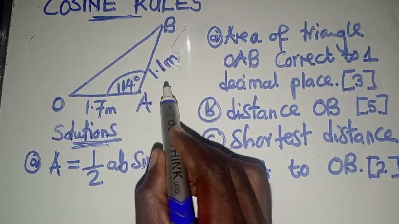2025 Maths P2 || FULL COSINE RULE( TRIGONOMETRY) - Intensive Revisions 