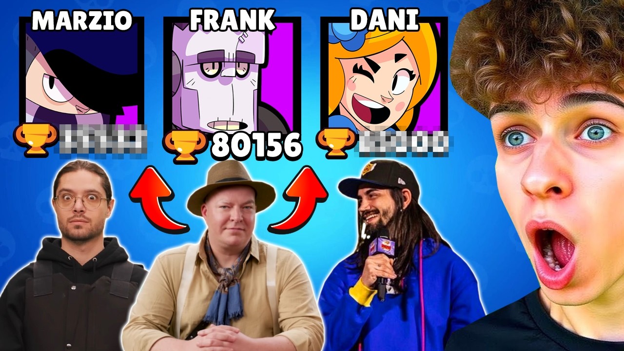 I'm rating the SECRET ACCOUNTS OF THE BRAWL STARS CREATORS 😱 HOW MANY CUPS DO THEY HAVE?🏆(Dani, F...