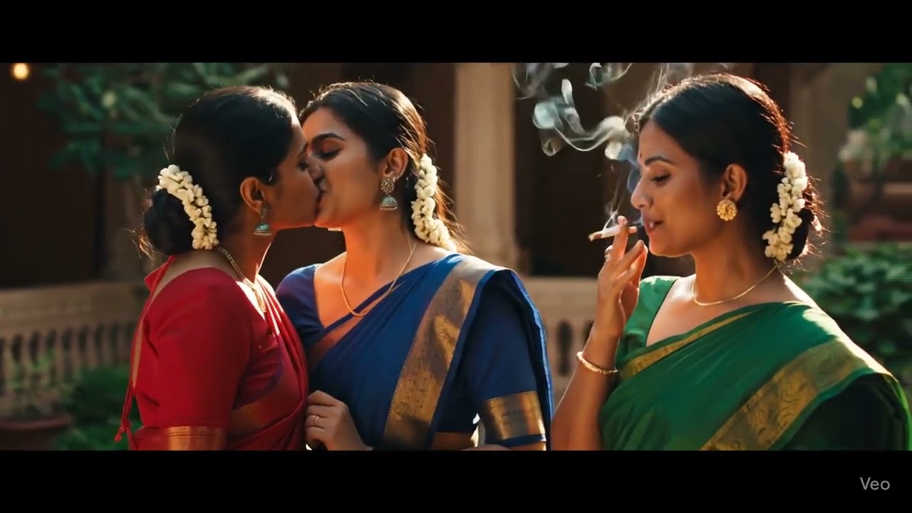 Cute indian Girls Smoking & kissing #culture #bride #southindian #southindia #lesbian 