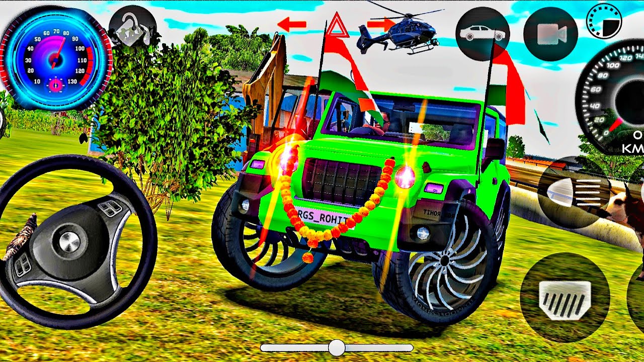 Dollar (Song) Modified Mahindra Black Thar👿 || Indian Cars Simulator 3D || Android Gameplay Part 1