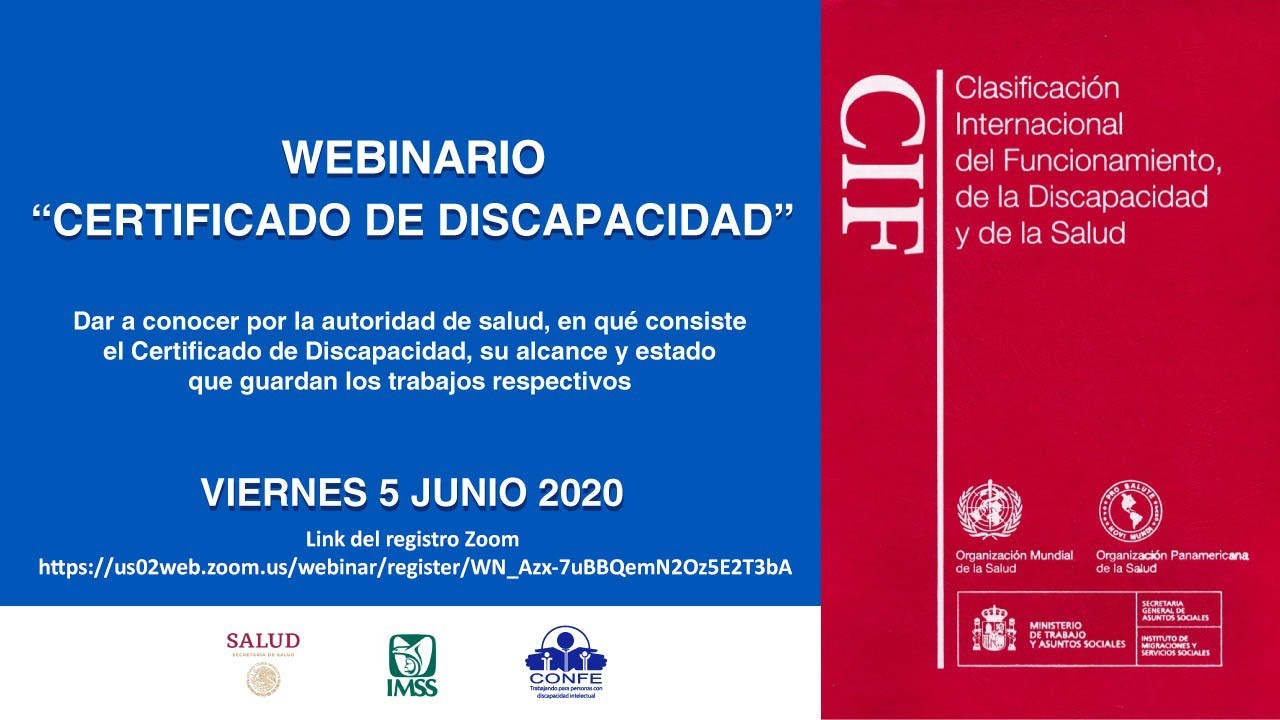 Webinario: Certificado de Discapacidad