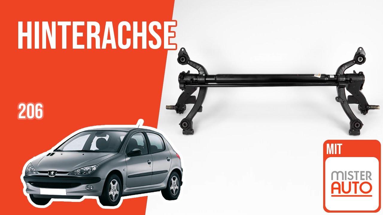 Wie Peugeot 206 Hinterachse wechseln 🚗
