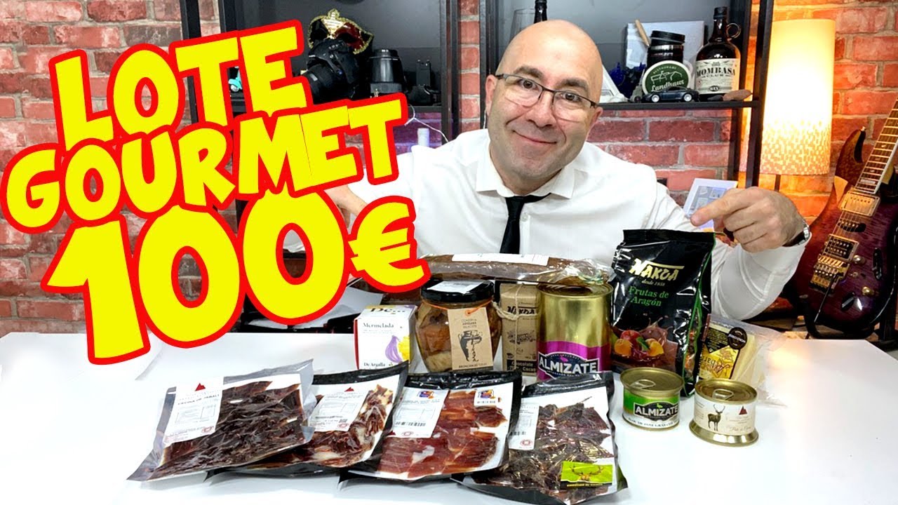 Probando un LOTE GOURMET ESPECIAL de 100€ en CASA!!!