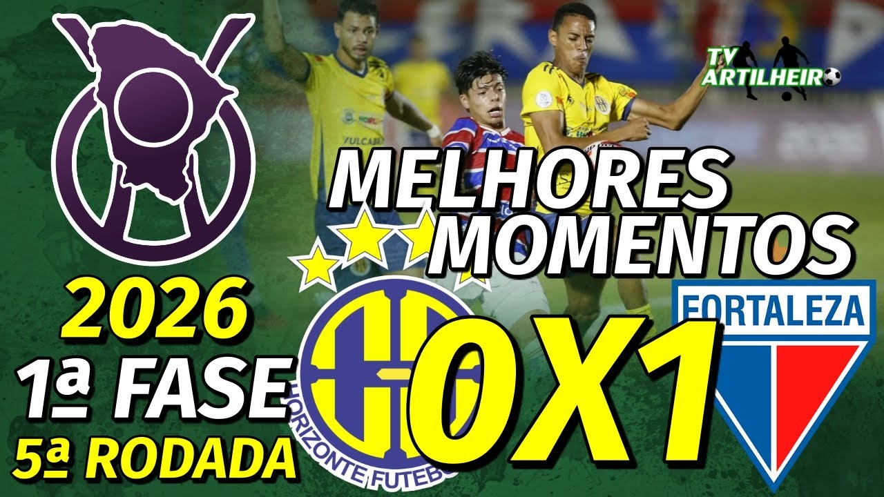 [Cearense '26] 5ª Rodada | Horizonte 0 X 1 Fortaleza | Melhores Momentos | TV ARTILHEIRO