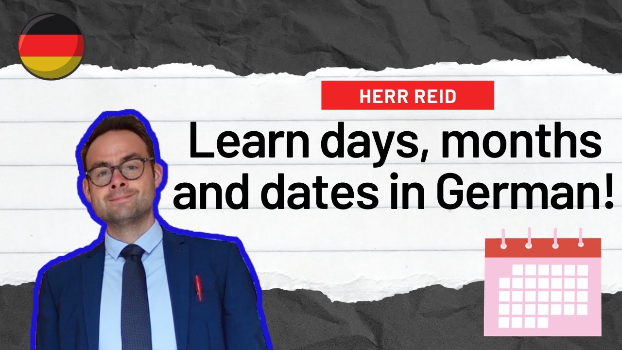 Учащиеся, изучающие немецкий язык: изучают дни недели, месяцы и даты.