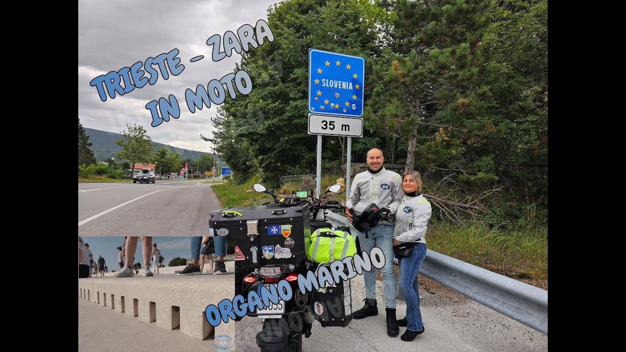BALCANI IN MOTO.. IN Coppia - PARTE 2 - da TRIESTE a ZARA 80 KM DI COSTA INFINITA