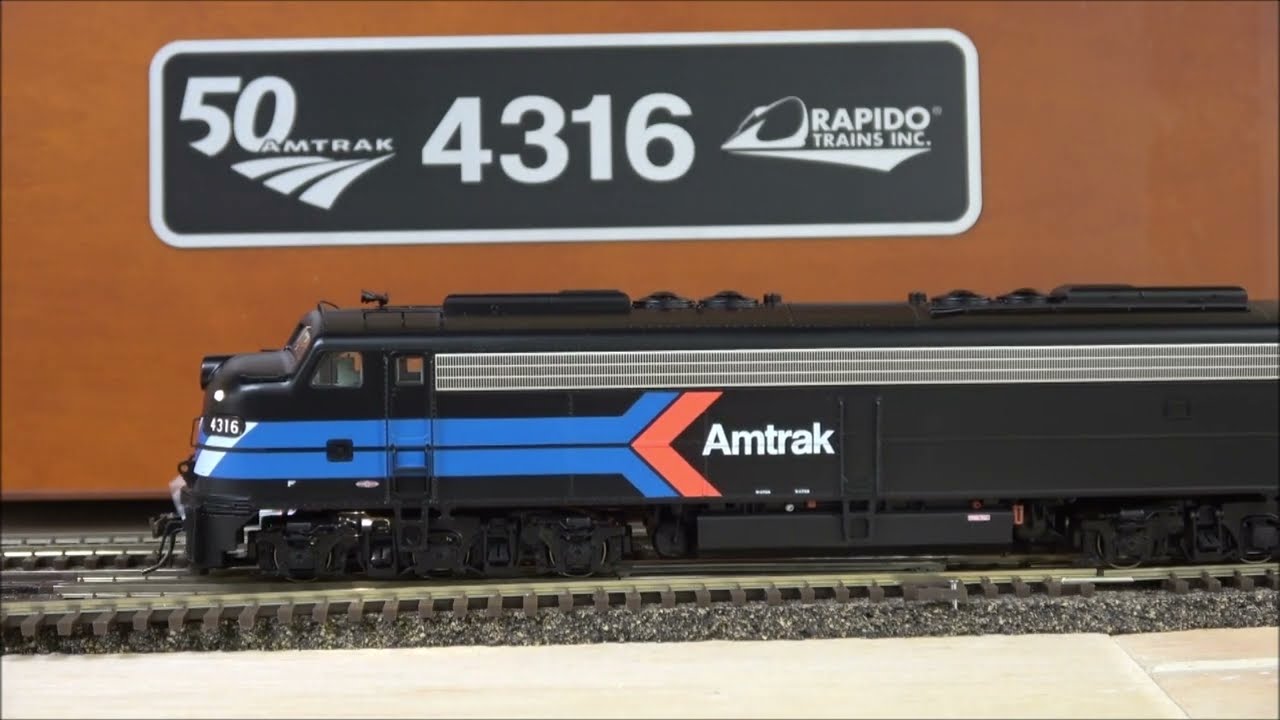Review: Rapido E8 Amtrak Day One Limited Edition w/ wooden box! ESU LOKSound!