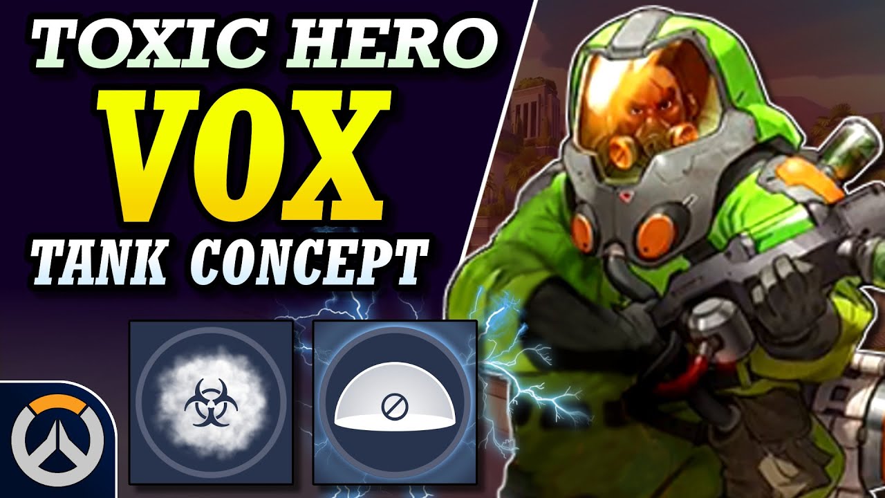 Overwatch - New Hero VOX Concept | Toxic Talon Hazmat Tank!