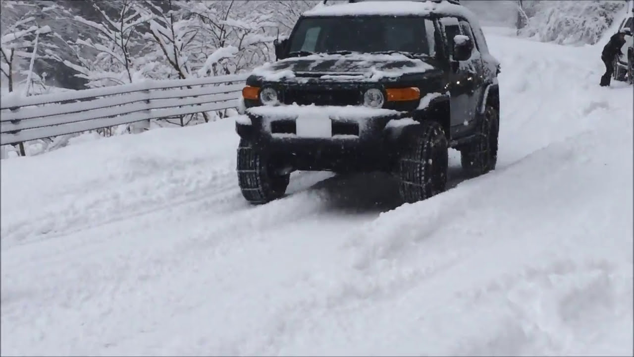 2014/1/19 MKPT49 snow attack!! FJcruiser offroad