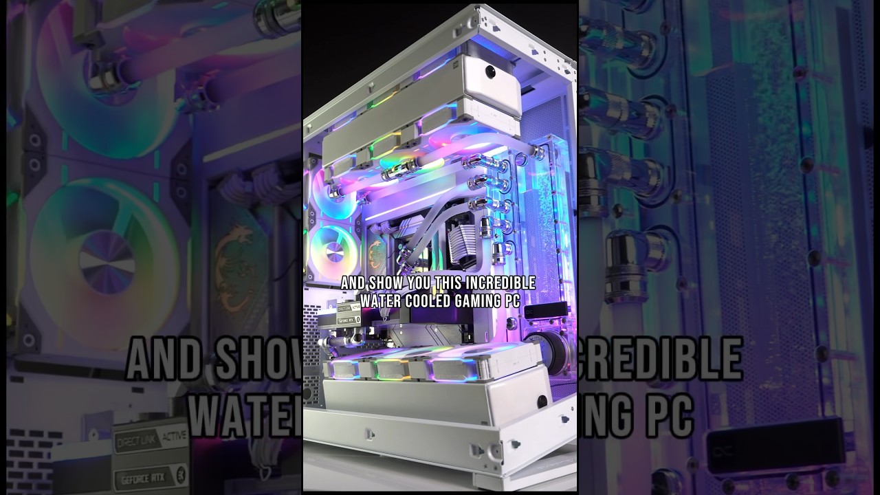 WATERCOOLED 🌊 RTX 4090 + Intel i9-13900K 😱