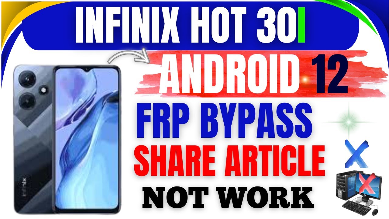 Infinix Hot 30i Google/FRP Bypass Without PC 2025 - WiFi Share Article Not Open - Fix YouTube Update