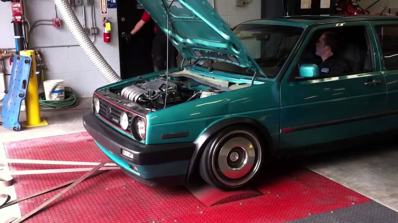 '92 GTI VR6 swap dyno run #2