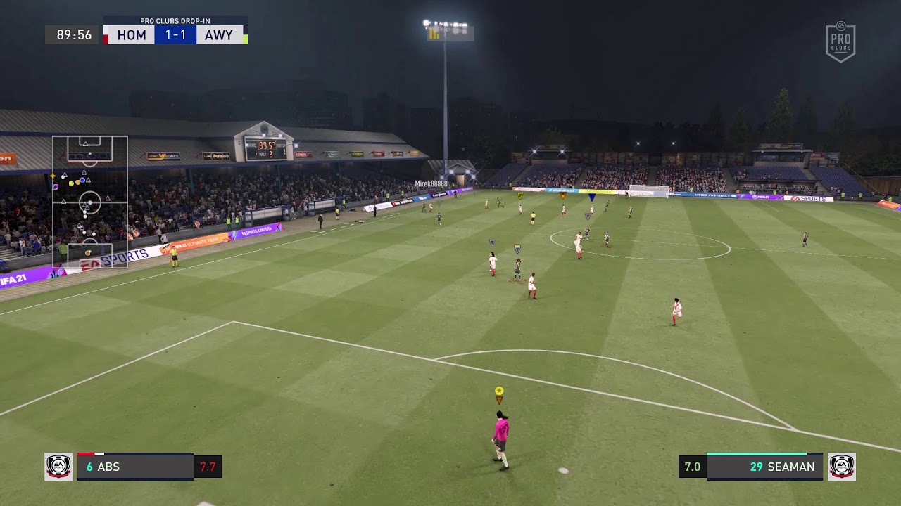 FIFA 21 ProClubs Goalkeeper Drop In Position Switch
